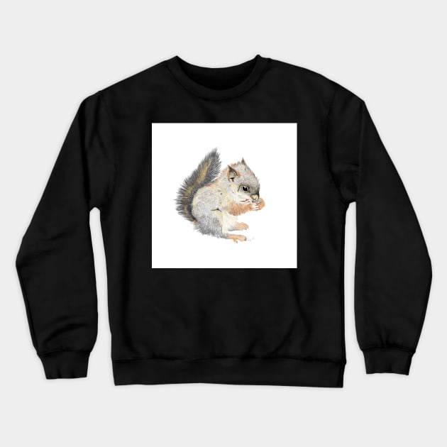 Squirrel Crewneck Sweatshirt by lauramcart